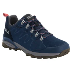 Chaussures De Randonnée Femme Jack Wolfskin Refugio Texapore Low [Size 36] -Hiking Store jack wolfskin 4050821 1199 9 f360 refugio texapore low w dark blue grey