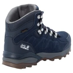 Chaussures De Randonnée Femme Jack Wolfskin Refugio Texapore 36/43 [Size 36] -Hiking Store jack wolfskin 4050871 1199 3 f350 refugio texapore mid w dark blue grey