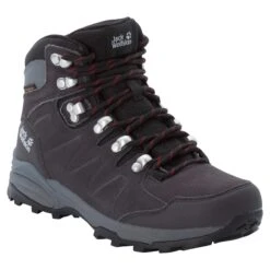Chaussures De Randonnée Femme Jack Wolfskin Refugio Texapore 36/43 [Size 36] -Hiking Store jack wolfskin 4050871 6157 1 f360 refugio texapore mid w dark steel purple