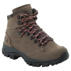 Chaussures De Randonnée Femme Jack Wolfskin Rebellion Texapore Mid [Size 35.5] -Hiking Store jack wolfskin 4051191 5298 9 f360 rebellion texapore mid w brown phantom