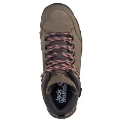 Chaussures De Randonnée Femme Jack Wolfskin Rebellion Texapore Mid [Size 35.5] -Hiking Store jack wolfskin 4051191 5298 9 f380 rebellion texapore mid w brown phantom