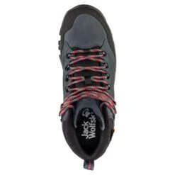 Chaussures De Randonnée Femme Jack Wolfskin Rebellion Texaporeid [Size 35.5] -Hiking Store jack wolfskin 4051191 6149 9 f380 rebellion texapore mid w grey red