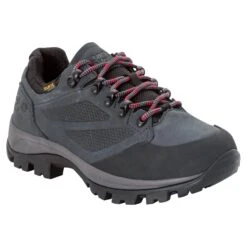 Chaussures De Marche Femme Jack Wolfskin Rebellion Texapore Low [Size 35.5] -Hiking Store jack wolfskin 4051211 6149 9 f360 rebellion texapore low w grey red