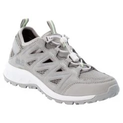 Chaussures De Randonnée Femme Jack Wolfskin Woodland 2 Hybrid Low [Size 35.5] -Hiking Store jack wolfskin 4051351 6135 9 f360 woodland 2 hybrid low w grey light green