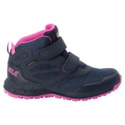 Chaussures De Randonnée Enfant Jack Wolfskin Woodland Texaporeid Mid VC [Size 34] -Hiking Store jack wolfskin 4052591 1239 9 f330 woodland texapore mid vc k blue pink