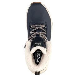 Chaussures De Marche Femme Jack Wolfskin Everquest Texaporeid Mid [Size 35.5] -Hiking Store jack wolfskin 4053581 1171 9 f380 everquest texapore mid w dark blue off white