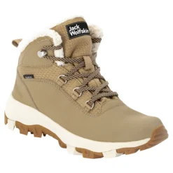 Chaussures De Randonnée Femme Jack Wolfskin Everquest Texaporeid Mid [Size 35.5] -Hiking Store jack wolfskin 4053581 5227 9 f360 everquest texapore mid w clay beige