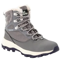 Chaussures De Randonnée Femme Jack Wolfskin Everquest Texapore High [Size 35.5] -Hiking Store jack wolfskin 4053591 6132 9 f360 everquest texapore high w tarmac grey grey