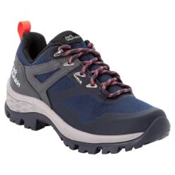 Chaussures De Randonnée Femme Jack Wolfskin Rebellion Guide Texapore Low [Size 35.5] -Hiking Store jack wolfskin 4053771 1227 9 f360 rebellion guide texapore low w blue coral