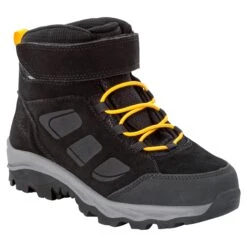 Chaussures De Randonnée Enfant Jack Wolfskin Vojo Ltexaporeid Mid GT [Size 34] -Hiking Store jack wolfskin 4054021 6055 9 f360 vojo lt texapore mid k black burly yellow xt 1